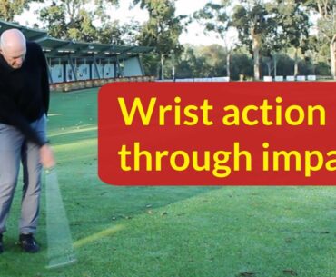 Wrist action through impact