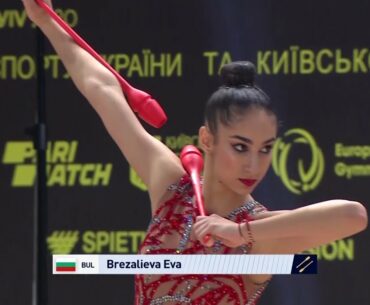 Eva BREZALIEVA (BUL) - 2020 Rhythmic Europeans, junior clubs final