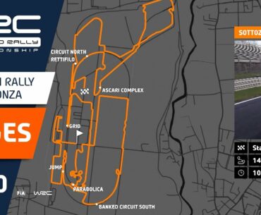 WRC - ACI Rally Monza 2020: The 16 stages