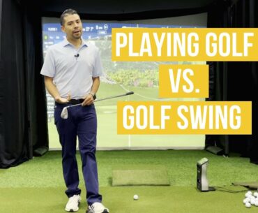 Playing Golf Vs. Golf Swing