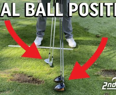 Golf Ball Position For Each Club | Where Should The Ball Be In Your Stance?
