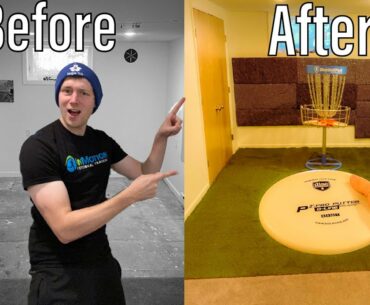 BUILDING MY INDOOR PUTTING GREEN!! Vlogmas Day 3