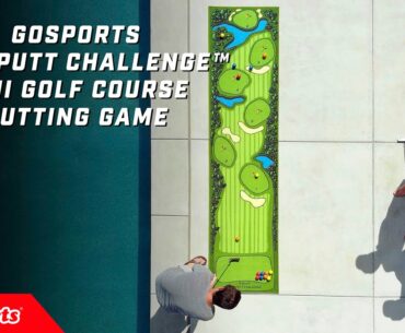 GoSports Pure Putt Challenge Mini Golf Course Putting Game