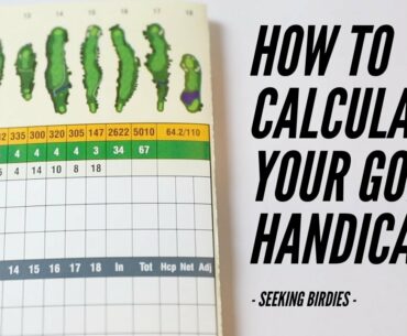 How To Calculate Your Handicap - Here's the formula