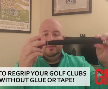 How to regrip your golf clubs easily with Golf Pride's Concept Helix