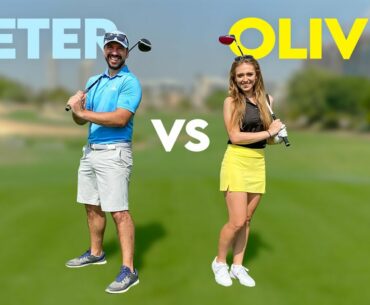 PGA PRO vs PGA PRO | Peter Finch and Olivia Cooke | Course Vlog