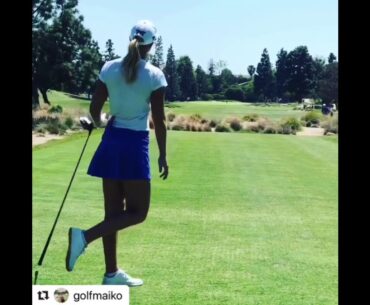 Anna Nordqvist beautiful golf swing motivation. #BestLadies #alloverthegolf