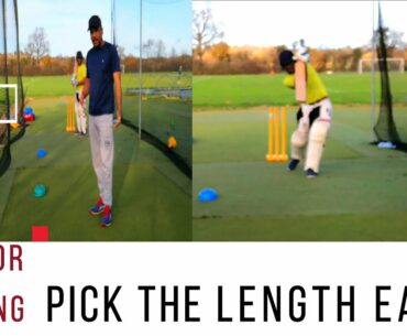 HOW TO PICK THE LENGTH EARLY: BATTING DRILLS