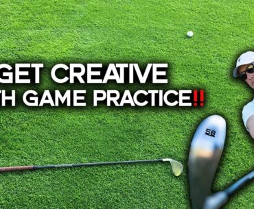 Get creative with your short game practice
