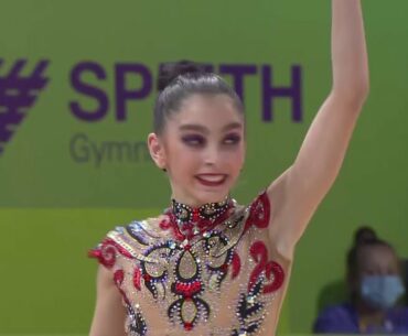 Alina GOZALOVA (AZE) - 2020 Rhythmic Europeans, junior ball final