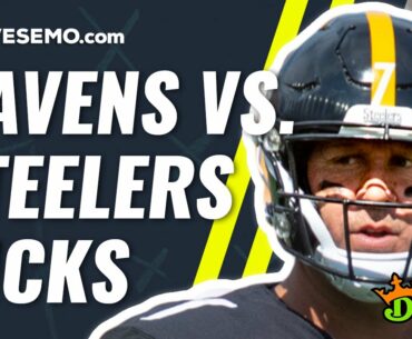 NFL DFS PICKS:  RAVENS VS STEELERS SHOWDOWN STRATEGY DRAFTKINGS & FANDUEL WEDNESDAY 12/2