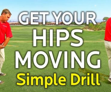 SIMPLE GOLF DRILL TO GET YOUR HIPS MOVING (Do This Anywhere)