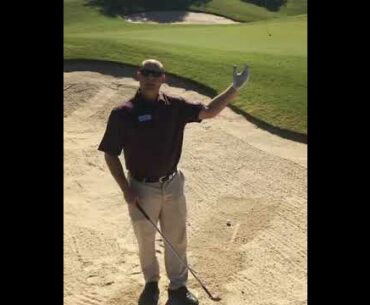 Green Side Bunker Shot Utilizing “Butterfly” Grip