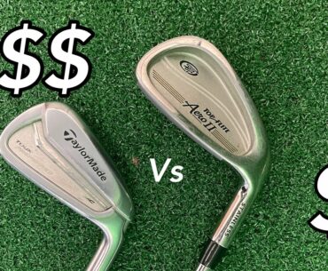 Expensive Iron vs Cheap Iron. Does More Money Mean Better Equipment (Swing Caddie SC300 Mini Review)