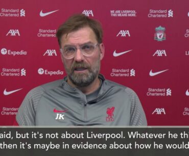 Klopp Hits Back At Gary Neville - ‘He Should Not Think I Am Like Him’