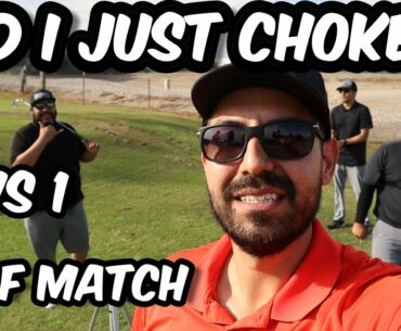 Did I just CHOKE!?! | 3vs1 Match | BROchacho GOLF