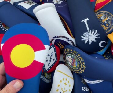 BeeJos US State Flag Golf Club Head Covers