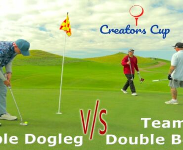 3 Hole Golf Match with Double Dogleg, Greg Kortman, and Miles Martin | Creators Cup 2020