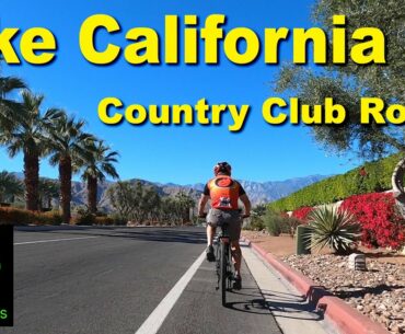 20 Minute Virtual Bike Ride | Palm Desert California | Indoor Cycling Workout | Travel Video