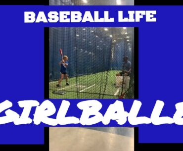 8 Y/O Girl Baseball Player/ Baseball Hitting Lesson With Coach Clary/ baseball life