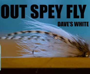 Trout Spey Fly Tying -  Dave's White Widow Trout Spey Streamer