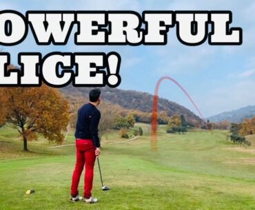 POWERFUL SLICE | Course Vlog