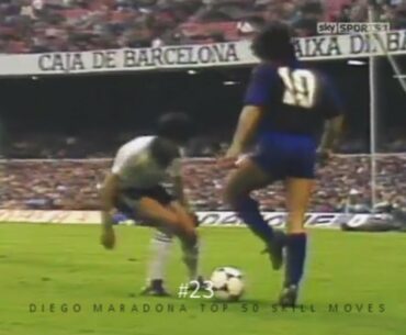 Diego Maradona Top 50 Amazing Skill Moves Ever | Is this guy the best in history? D10S