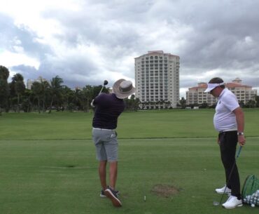 Tom's Full Golf Lesson with Andy Plummer | Stack and Tilt Golf Camp