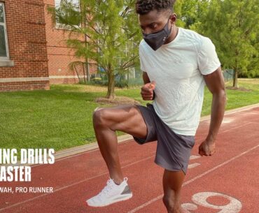 5 Running Drills To Get Faster with Alex Amankwah | Under Armour Run Home Workouts