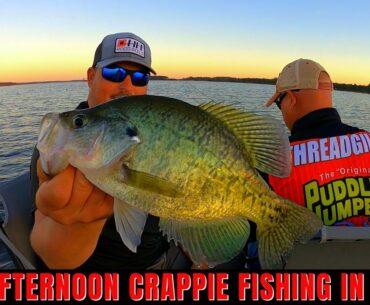 Texas Fall Crappie Fishing