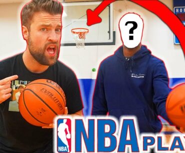 CHALLENGING NBA PLAYER to TRICK SHOT BATTLE (I Won His $250,000 CAR!!!)