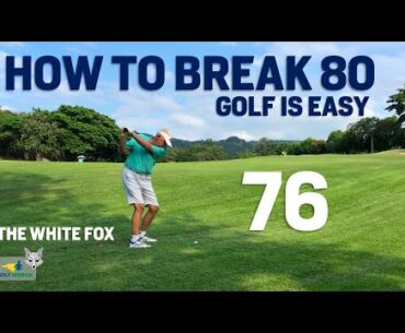 How to Break 80 with Relatable Distances - White Fox The Birdie Merchant Makes GOLF LOOK SO EASY