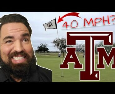 Texas A&M Golf Course Vlog in INSANE Conditions (Front 9 Match Play)
