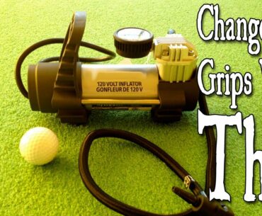 Changing Golf Grips With An Air Compressor