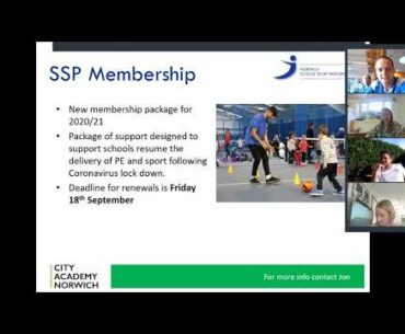 SSP PE Coordinators Forum - Autumn Term