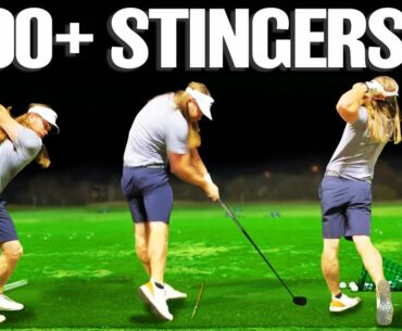 LIT RANGE Session Of A World Long Drive CHAMPION- (STINGERS and 400 YARD DRIVES?!)