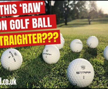 CAN AN UNPAINTED BALL HELP YOU PLAY BETTER??? - Wilson Staff Model golf balls review