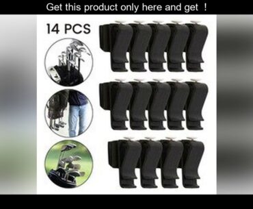 the best 14pcs Golf Club Organizers Putter Holder Bag Clip Holder Iron Driver Protector High Qulity