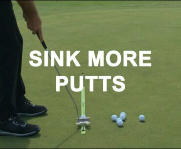 Nick Faldo's Go-To Tool for Putting Practice