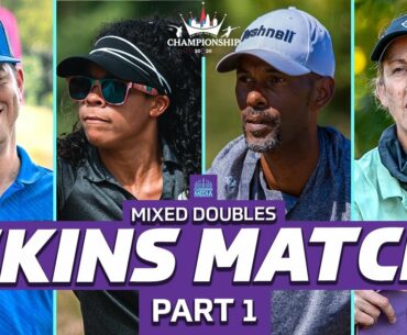 DGPT CHAMPIONSHIP MIXED DOUBLES SKINS MATCH | Part 1 | SCORPION DISC GOLF