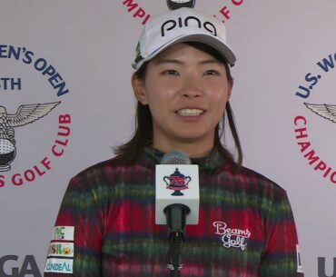 Hinako Shibuno Thursday Flash Interview 2020 US Women's Open Championship - Round 1