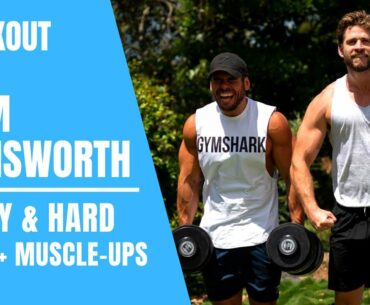 Training with Liam Hemsworth Workout (Actor, Athlete & ANIMAL)