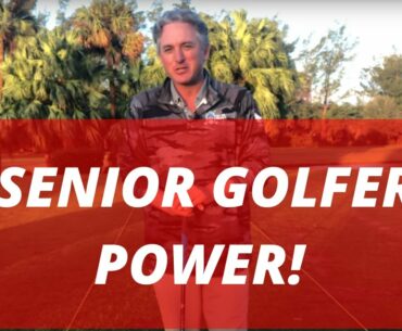 Senior Golfer Power! The Easiest Way for a Senior Golfer To Increase Distance! PGA Pro Jess Frank