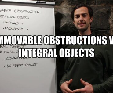 What is the difference between an Immovable Obstruction and an Integral Object? - Golf Rules