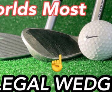 Titleist Vokey BV SM4 56* Wedge Vs The WORLD MOST ILLEGAL GOLF WEDGE (WHICH WILL PERFORM BEST)????