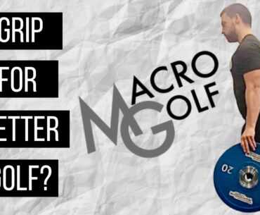 Strong forearms for better golf? How improving your grip can help your golf game.