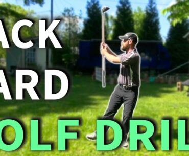 STEP OFF BRO! | At Home Golf Swing Drill | GRAVITY GOLF