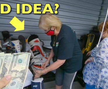 WE BOUGHT A STORAGE UNIT FULL OF GOLF CLUBS (Bad Idea?)