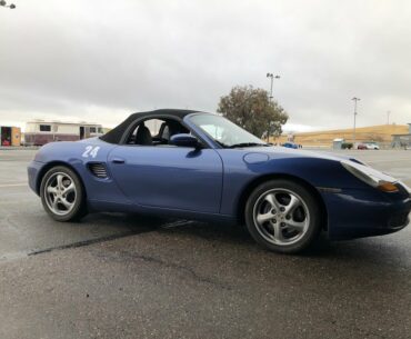 '98 986 Boxster chased by a Golf at Thunderhill