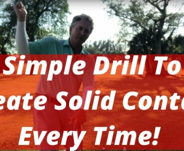 Simple Drill to Create Power & Contact Every Time! How to Use the Right Arm! PGA Golf Pro Jess Frank